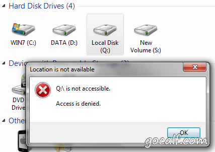 disk-q-unaccess